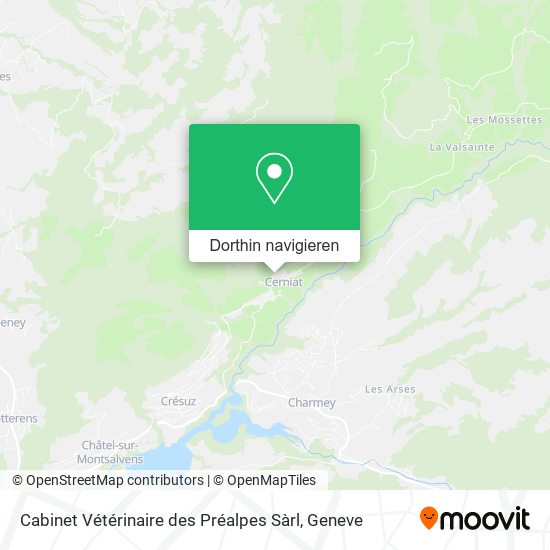 Cabinet Vétérinaire des Préalpes Sàrl Karte