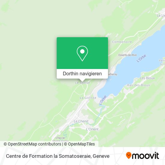 Centre de Formation la Somatoseraie Karte