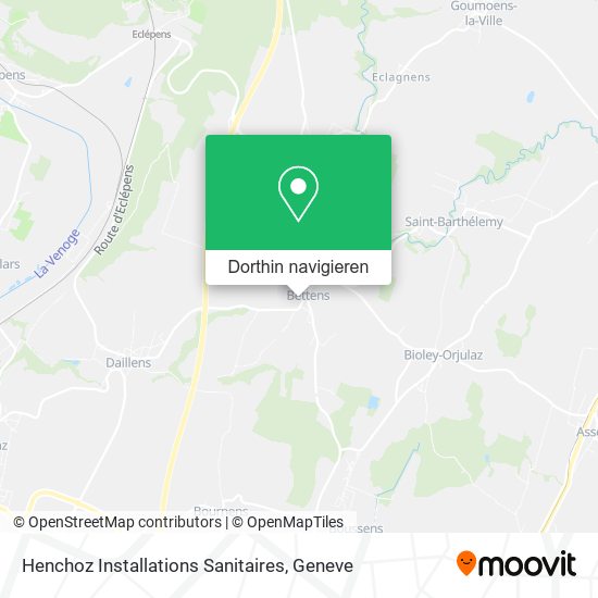 Henchoz Installations Sanitaires Karte