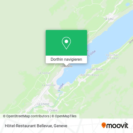 Hôtel-Restaurant Bellevue Karte