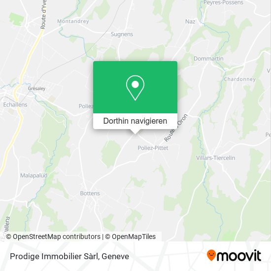 Prodige Immobilier Sàrl Karte