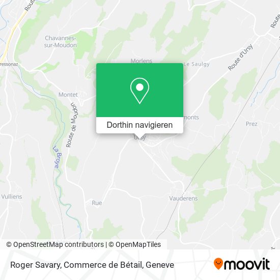Roger Savary, Commerce de Bétail Karte