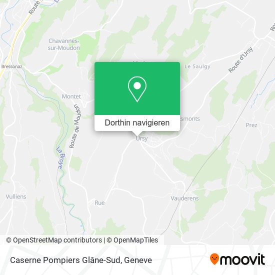 Caserne Pompiers Glâne-Sud Karte