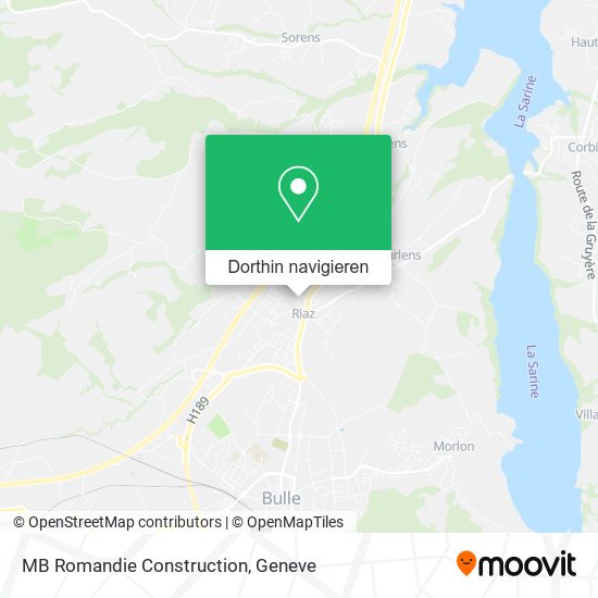 MB Romandie Construction Karte