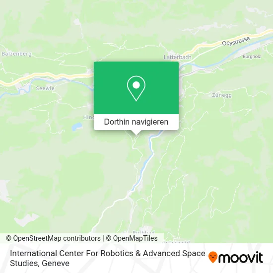 International Center For Robotics & Advanced Space Studies Karte