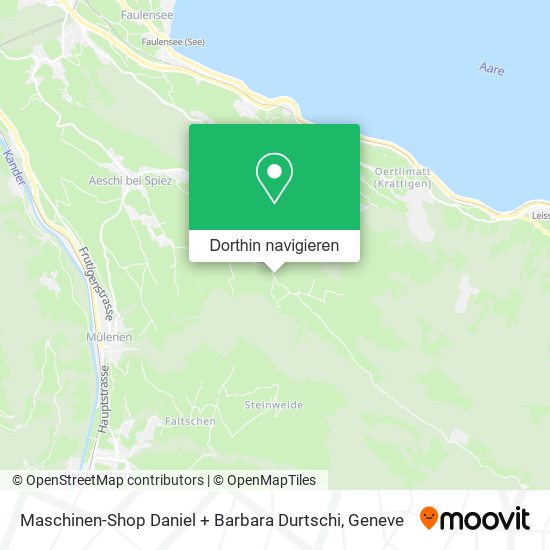 Maschinen-Shop Daniel + Barbara Durtschi Karte