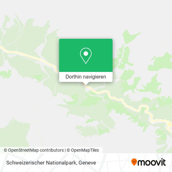 Schweizerischer Nationalpark Karte