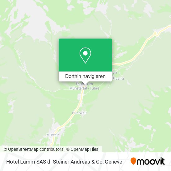 Hotel Lamm SAS di Steiner Andreas & Co Karte
