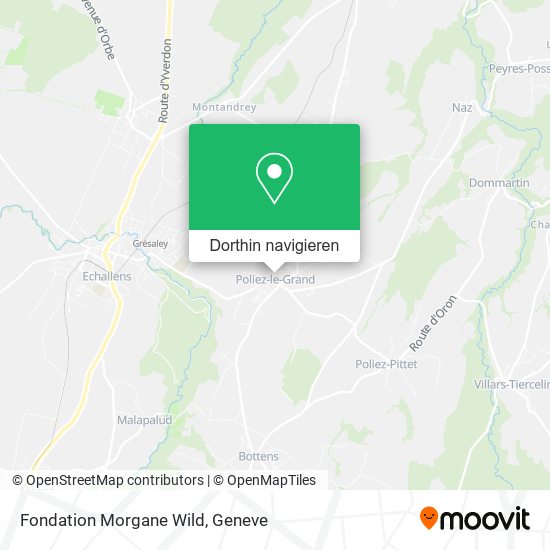 Fondation Morgane Wild Karte