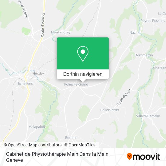 Cabinet de Physiothérapie Main Dans la Main Karte