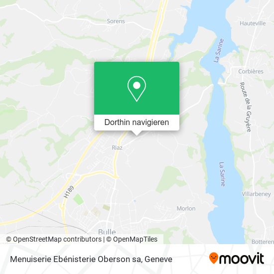 Menuiserie Ebénisterie Oberson sa Karte