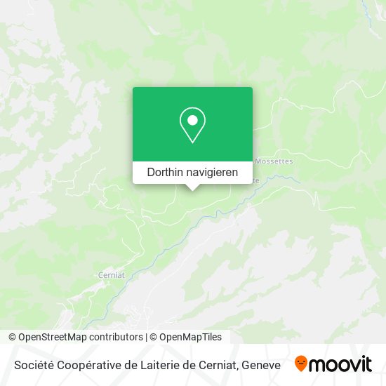 Société Coopérative de Laiterie de Cerniat Karte