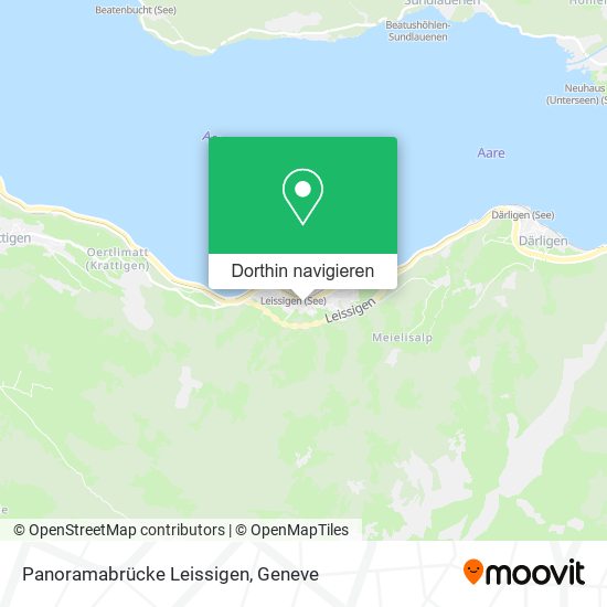 Panoramabrücke Leissigen Karte