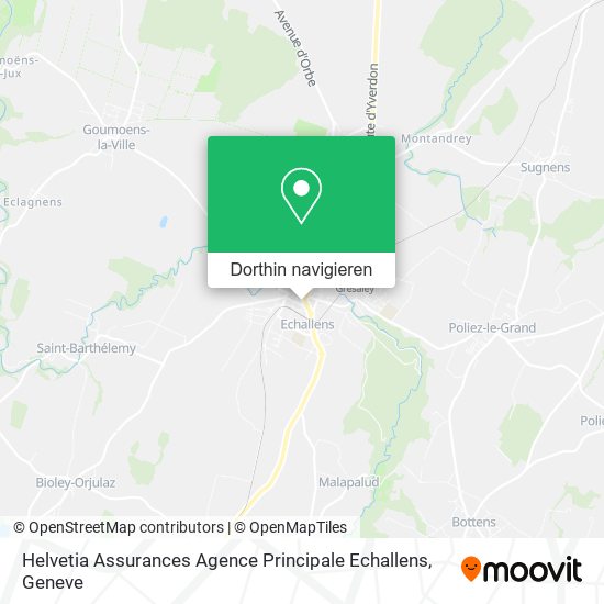 Helvetia Assurances Agence Principale Echallens Karte