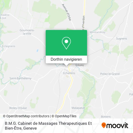 B.M.G. Cabinet de Massages Thérapeutiques Et Bien-Être Karte