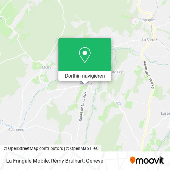 La Fringale Mobile, Rémy Brulhart Karte