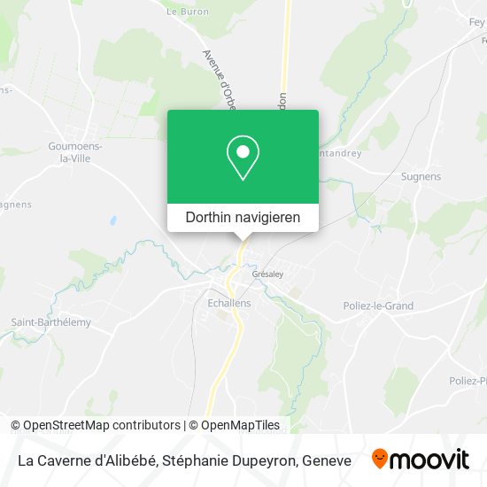 La Caverne d'Alibébé, Stéphanie Dupeyron Karte