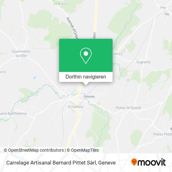 Carrelage Artisanal Bernard Pittet Sàrl Karte