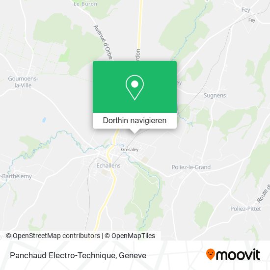 Panchaud Electro-Technique Karte