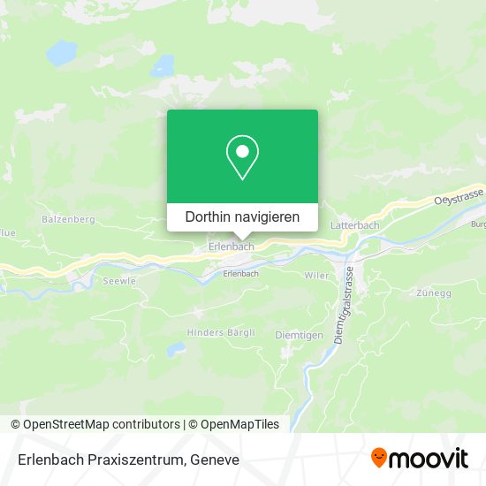 Erlenbach Praxiszentrum Karte