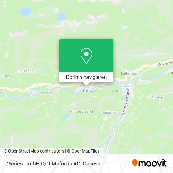 Merico GmbH C/O Mefortis AG Karte