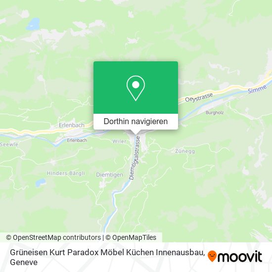 Grüneisen Kurt Paradox Möbel Küchen Innenausbau Karte