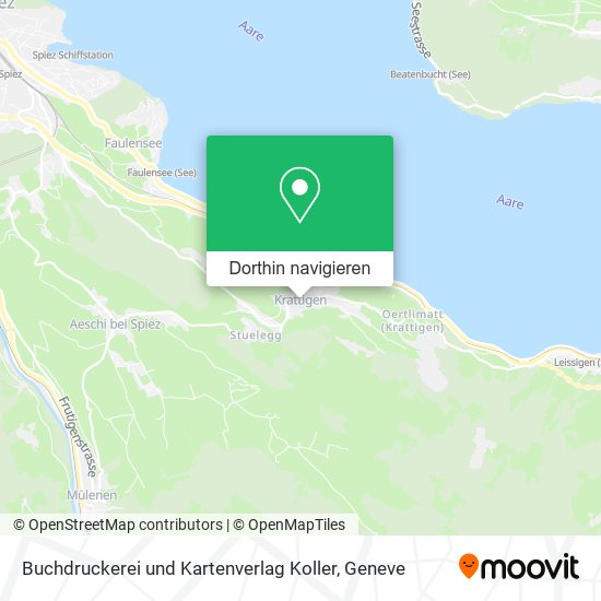Buchdruckerei und Kartenverlag Koller Karte