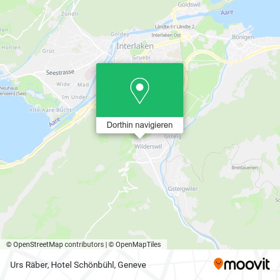 Urs Räber, Hotel Schönbühl Karte