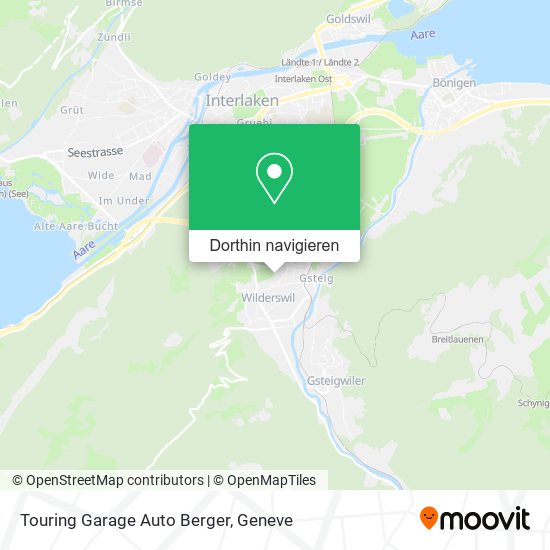 Touring Garage Auto Berger Karte
