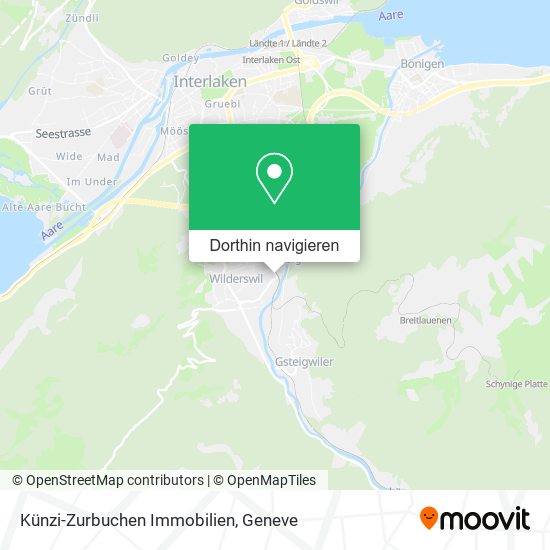 Künzi-Zurbuchen Immobilien Karte