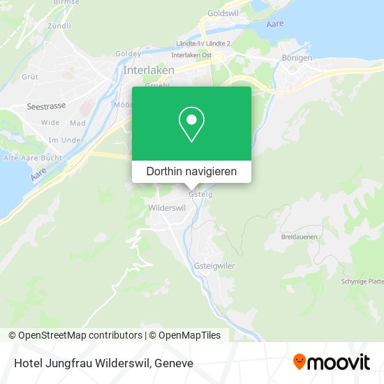 Hotel Jungfrau Wilderswil Karte