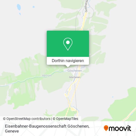 Eisenbahner-Baugenossenschaft Göschenen Karte