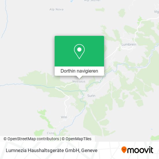 Lumnezia Haushaltsgeräte GmbH Karte