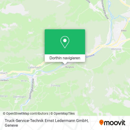 Truck-Service-Technik Ernst Ledermann GmbH Karte