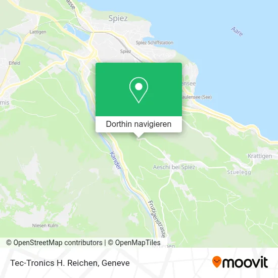 Tec-Tronics H. Reichen Karte