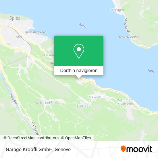 Garage Kröpfli GmbH Karte