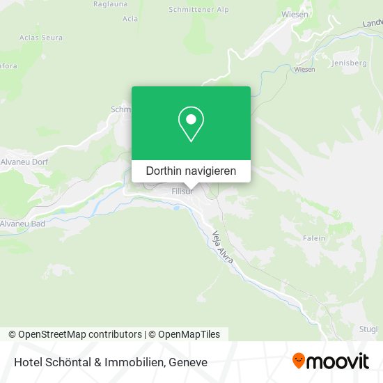 Hotel Schöntal & Immobilien Karte