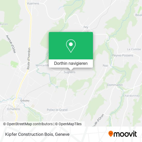 Kipfer Construction Bois Karte