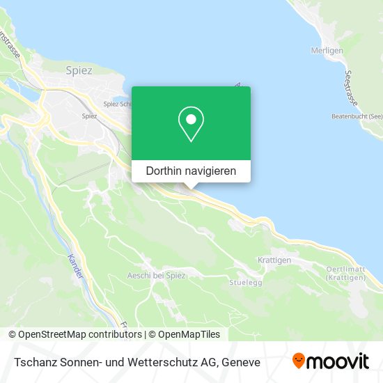 Tschanz Sonnen- und Wetterschutz AG Karte
