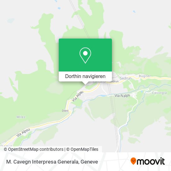 M. Cavegn Interpresa Generala Karte