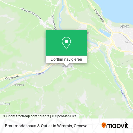 Brautmodenhaus & Outlet in Wimmis Karte