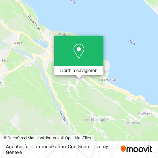 Agentur für Communikation, Cgc Gunter Czerny Karte