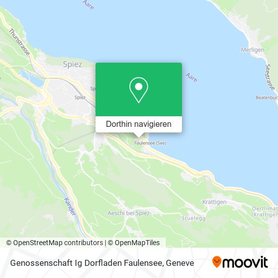 Genossenschaft Ig Dorfladen Faulensee Karte