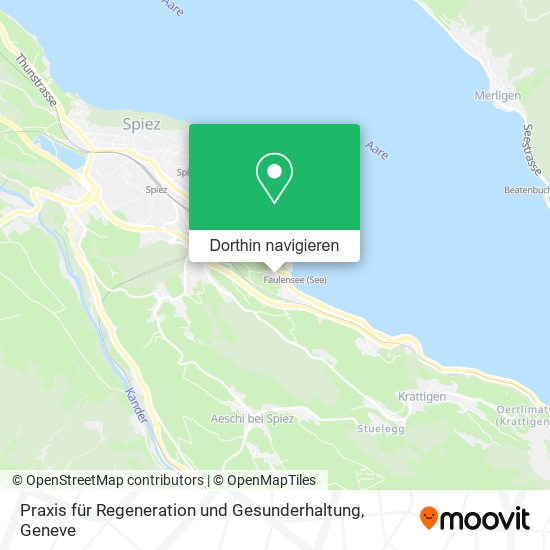 Praxis für Regeneration und Gesunderhaltung Karte
