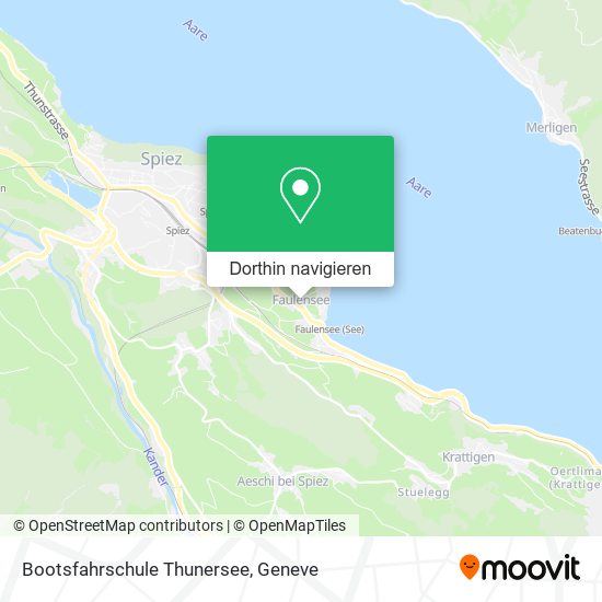 Bootsfahrschule Thunersee Karte