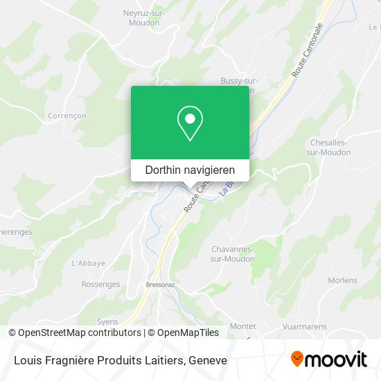 Louis Fragnière Produits Laitiers Karte