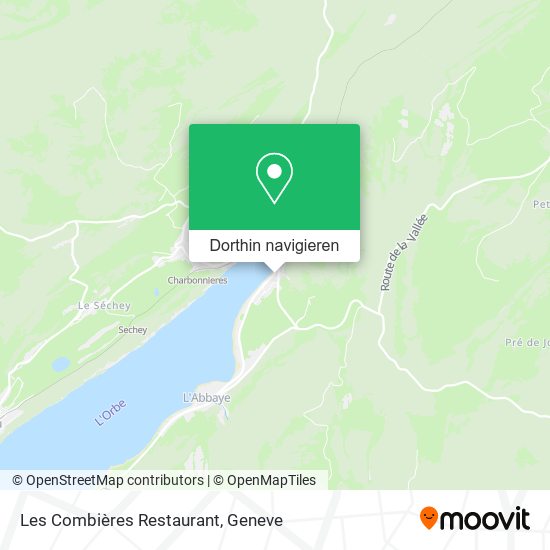 Les Combières Restaurant Karte