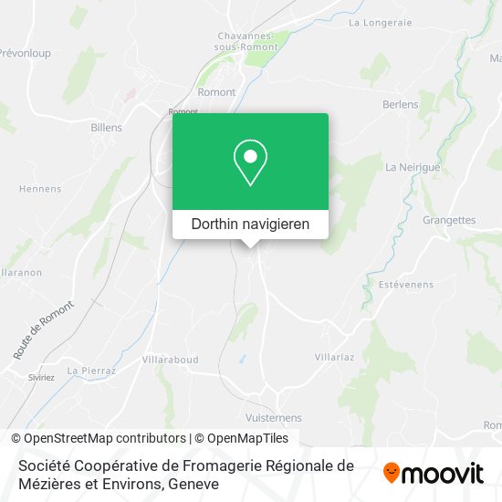 Société Coopérative de Fromagerie Régionale de Mézières et Environs Karte