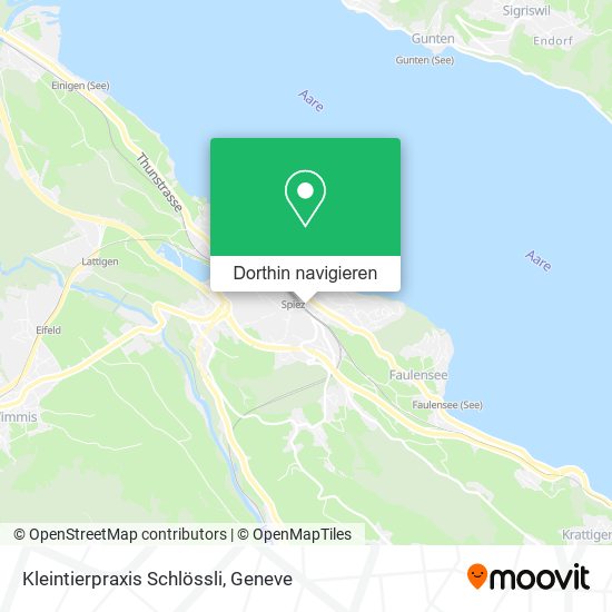 Kleintierpraxis Schlössli Karte