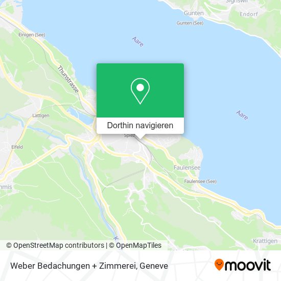 Weber Bedachungen + Zimmerei Karte